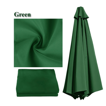 Parasol Replacement Cloth Outdoor Garden 2/2.5/2.7/3M Umbrella Cover Waterproof Sunshade Canopy For 6 Ribs/8 Ribs Parasol Cover