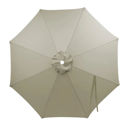 6 Ribs/8 Ribs Parasol Replacement Cloth Without Stand Parasol Umbrella Cover Waterproof Sunshade Cloth Canopy Patio Garden Cover