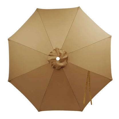 6 Ribs/8 Ribs Parasol Replacement Cloth Without Stand Parasol Umbrella Cover Waterproof Sunshade Cloth Canopy Patio Garden Cover