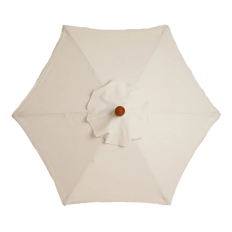 2/2.7/3M Parasol Replacement Cloth Without Stand Parasol Umbrella Cover Waterproof Sunshade Cloth Canopy Patio Garden Cover