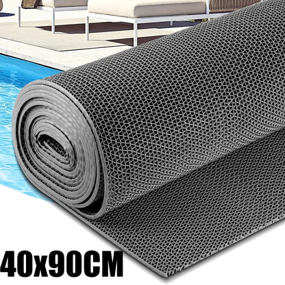 Waterproof Non Slip Floor Mats Plastic PVC Kitchen Bathroom Outdoor Pool Dirt Resistant Foot Mats Carpet For Home