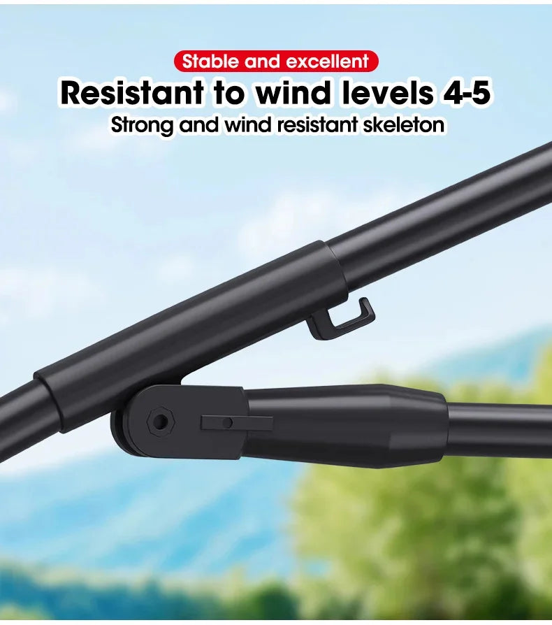 Fishing Umbrella 2.0-2.4M New Fashion Outdoor Sun Protection Windproof Waterproof Parasol Portable Large Beach Umbrella Shade