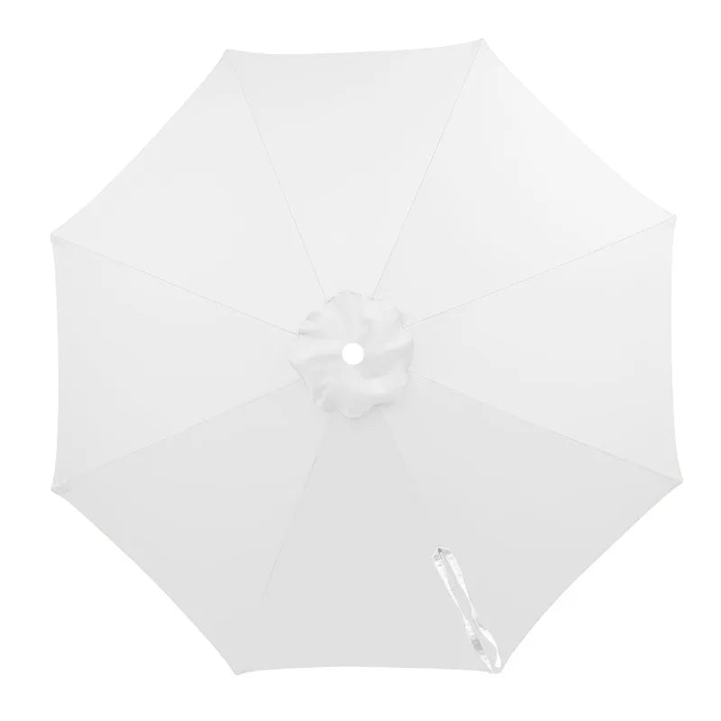 6 Ribs/8 Ribs Parasol Replacement Cloth Without Stand Parasol Umbrella Cover Waterproof Sunshade Cloth Canopy Patio Garden Cover