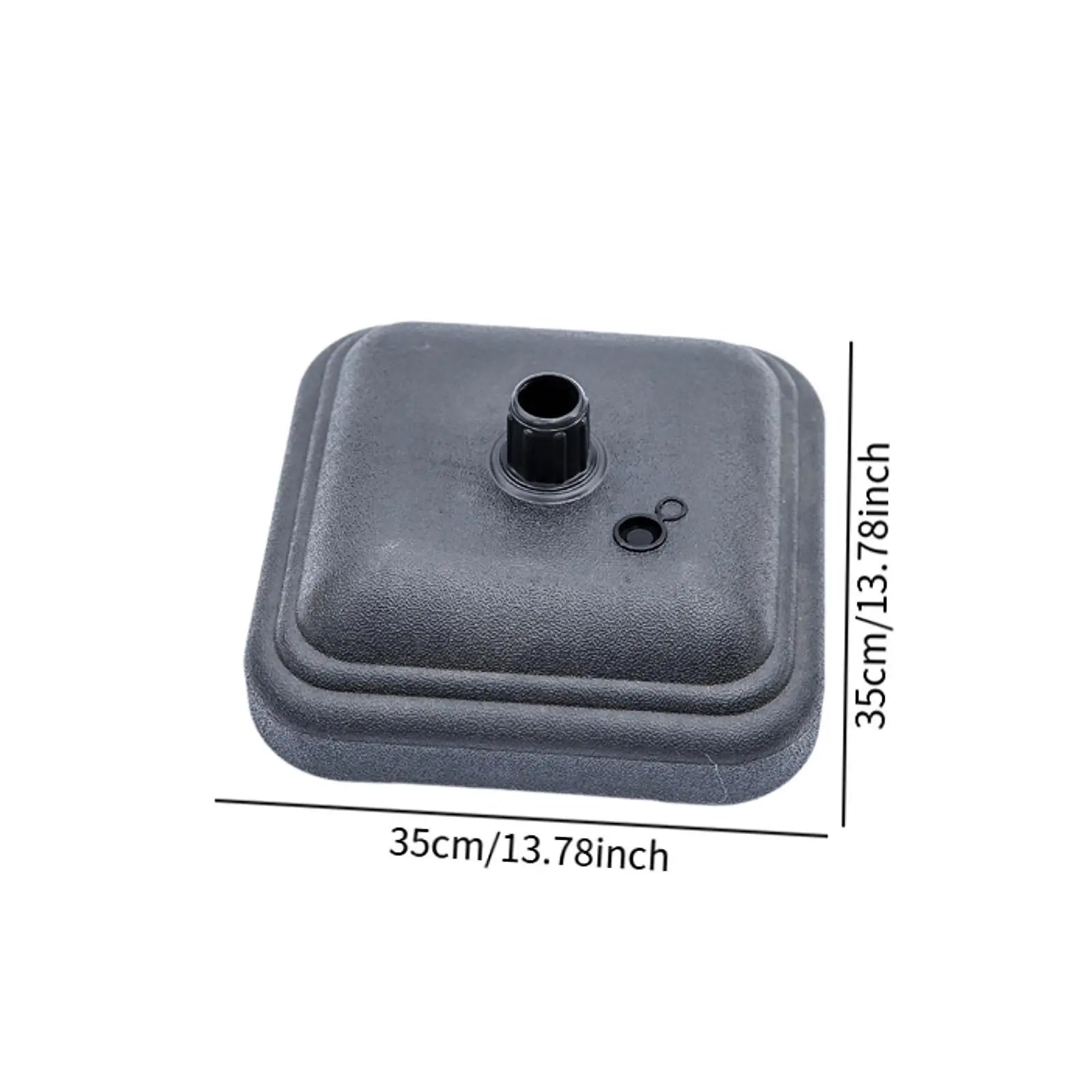 Fillable Umbrella Base Umbrella Holder Portable Weighted Square Sturdy Parasol Base for Yard Deck Poolside Lawn Backyard