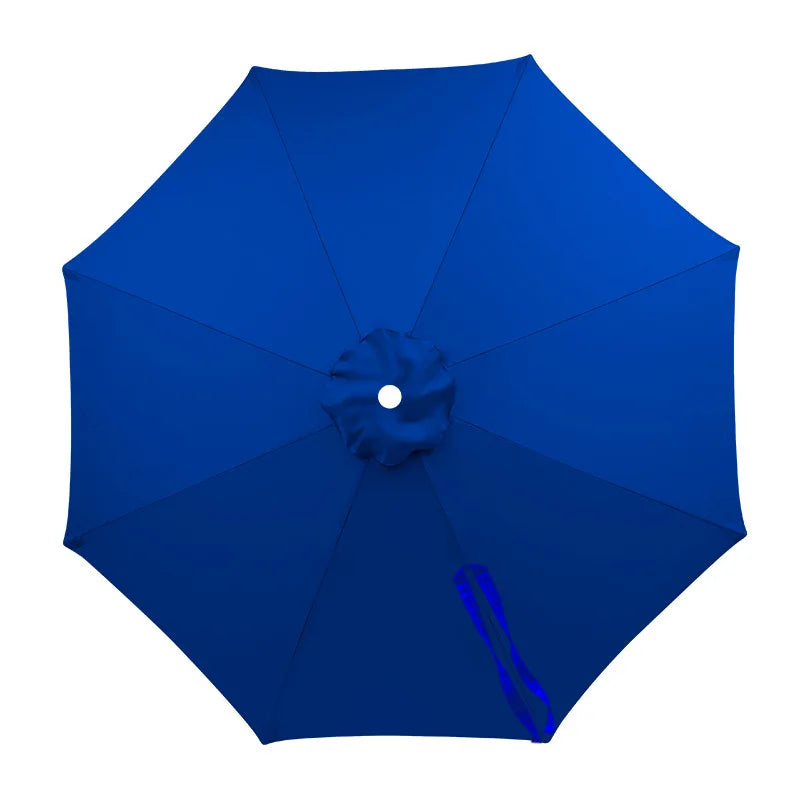 6 Ribs/8 Ribs Parasol Replacement Cloth Without Stand Parasol Umbrella Cover Waterproof Sunshade Cloth Canopy Patio Garden Cover