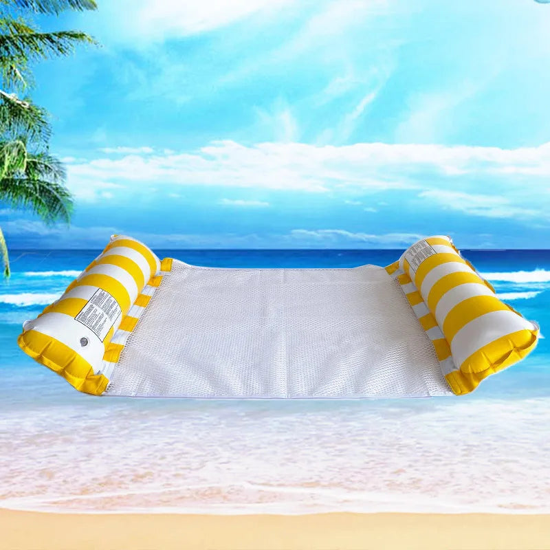 Premium Striped Swimming Pool Loungers - Durable Sunbathing Mattresses, Perfect for Pool Parties &amp; Beach Adventures
