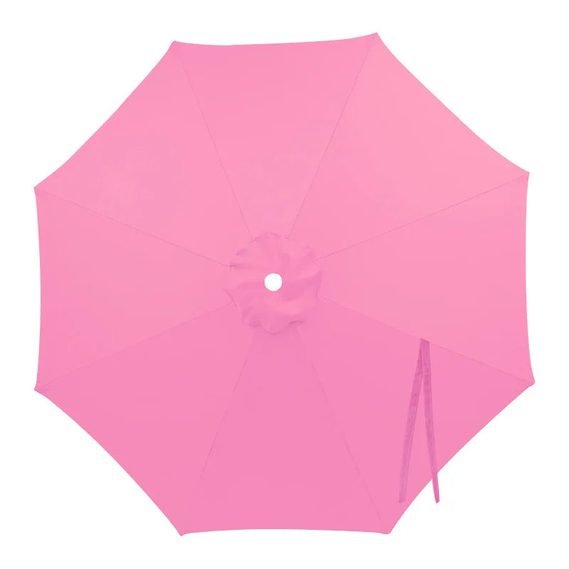 6 Ribs/8 Ribs Parasol Replacement Cloth Without Stand Parasol Umbrella Cover Waterproof Sunshade Cloth Canopy Patio Garden Cover