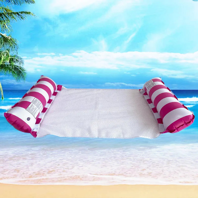 Premium Striped Swimming Pool Loungers - Durable Sunbathing Mattresses, Perfect for Pool Parties &amp; Beach Adventures