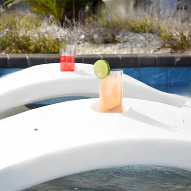 Garden Pool Resort Furniture Outdoor Loungers Water Sun Loungers