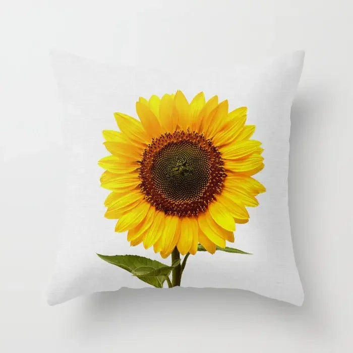 Sunflower Cushion Cover Summer Sofa Pillow  Bedroom Home Decor Car Office