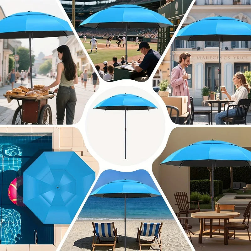 Fishing Umbrella, Outdoor Sunshade Umbrella for Anglers, Portable, For Fishing, Stall, Garden, Shop &amp; Outdoor Activities