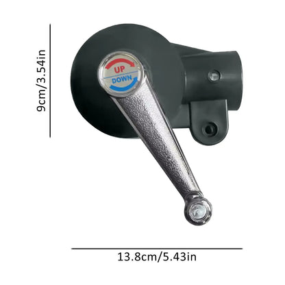 Parasol Hand Crank Replacement Sturdy Patio Umbrella Crank Handle Sunshade Attachment for Lawn Courtyard Picnic Party Pool