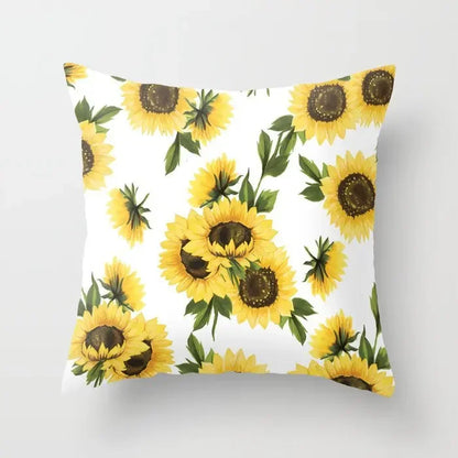 Sunflower Cushion Cover Summer Sofa Pillow  Bedroom Home Decor Car Office