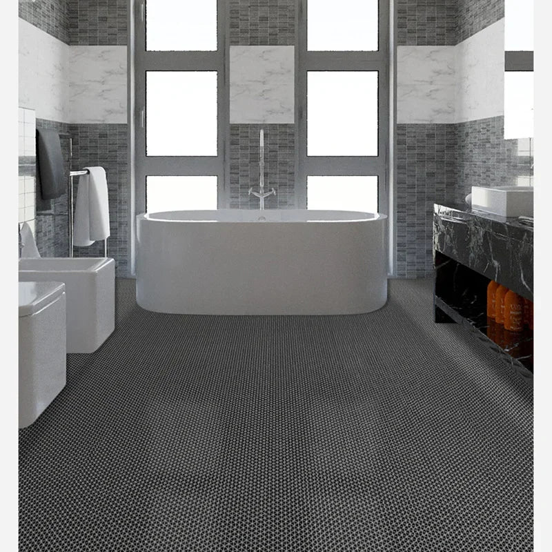 Drainage Non Slip Commercial Floor Mat PVC Drainage Bathroom Pool Floor Mat Mesh Big Hollow Door Mat Roll for Swim Pool