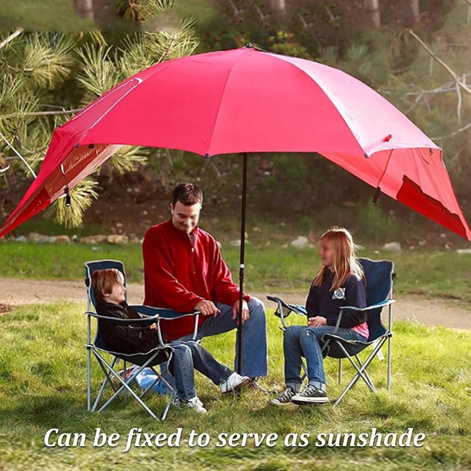 Windproof Beach Umbrella UPF 50+ With Sand Anchor &amp; Tilt Portable Foldable Sunshade For Patio Garden Pool Backyard Lawn Outdoor