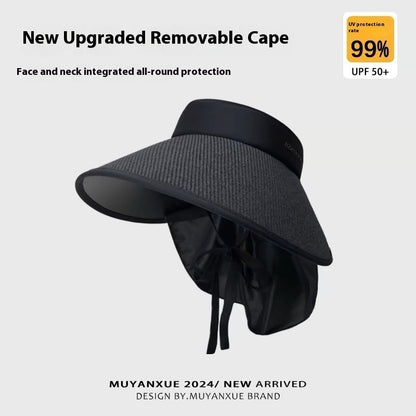 Plus-sized Brim Sun-proof Sun Protection Hat Women&