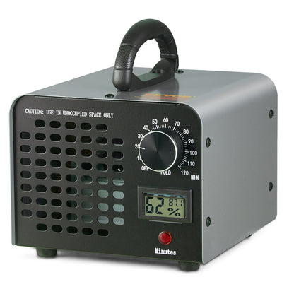 Ozone Generator, 36000mg/h Ozone Machine Odor Remover, High Capacity Commercial/Industrial Ozone Generator Machine, Home Air Ionizers Deodorizer With 0-120 Min Time Setting For Rooms, Cars, Pets