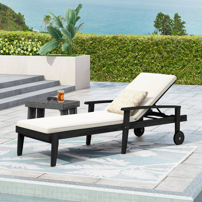 JASON CHAISE LOUNGE, Black