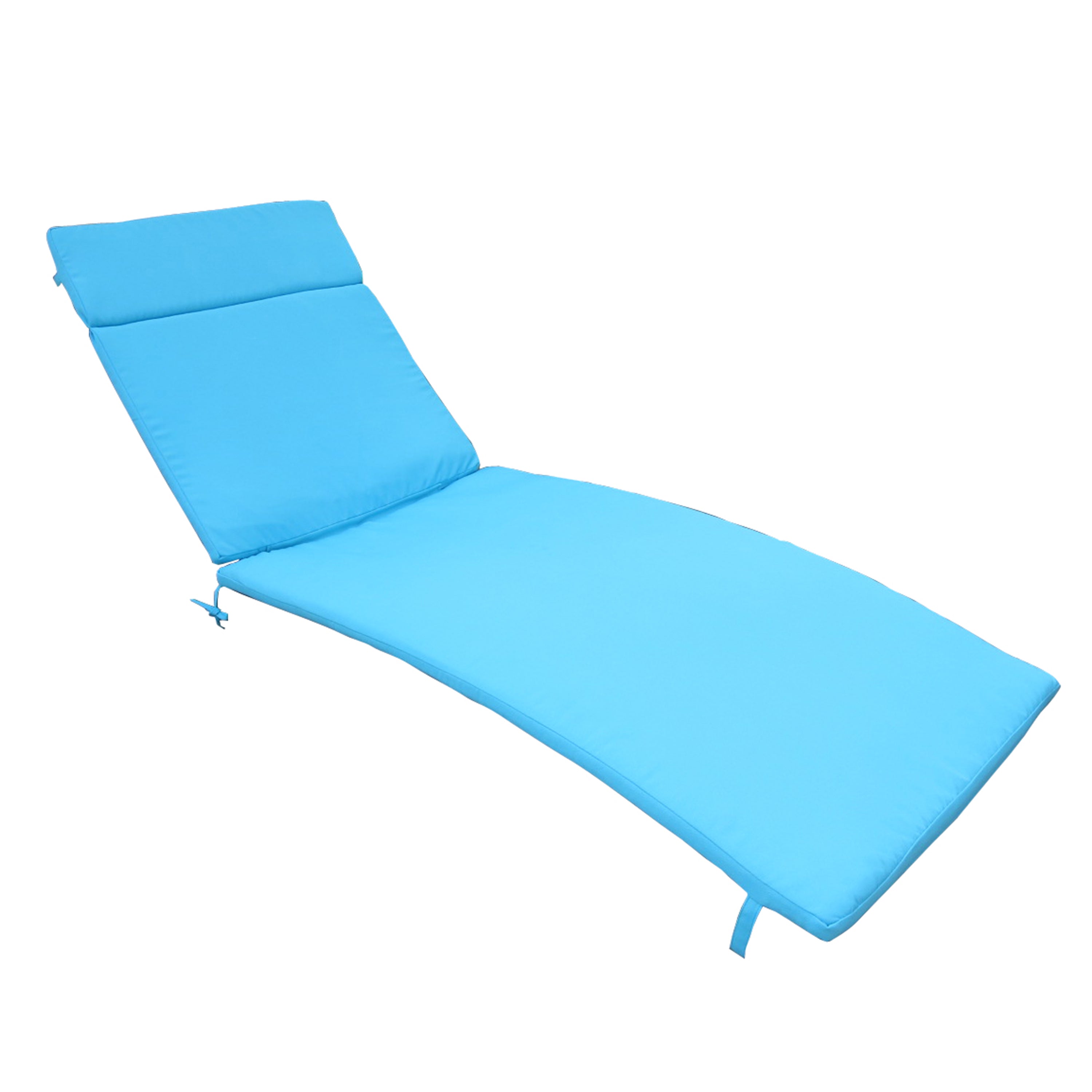 52005.00CUSH- BLU  2PCS  SALEM Outdoor Chaise Lounge Cushion  Without Chaise Lounge