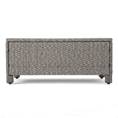 Puerta 4-Piece Outdoor Furniture Set with Water-Resistant Cushions - Rattan