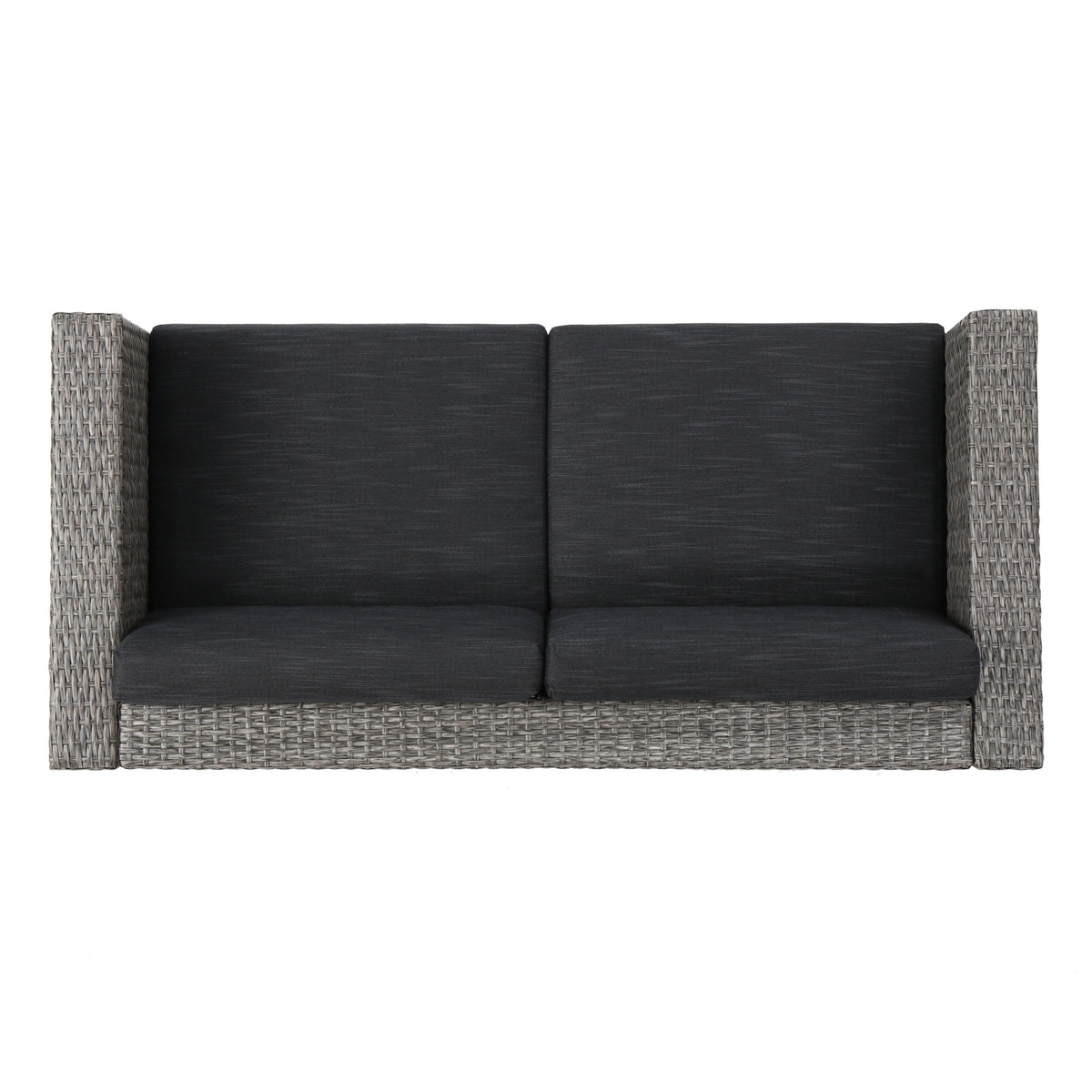 Puerta 4-Piece Outdoor Furniture Set with Water-Resistant Cushions - Rattan
